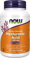 NOW Foods Hyaluronic Acid 100mg Double Strength (120 Veg Capsules) – Premium Joint Lubricant &
