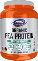 NOW Sports Nutrition, Organic Pea Protein Powder, Unflavored, 1.5-Pound