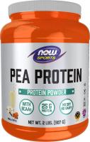 NOW Sports Nutrition, Pea Protein Powder, Vanilla Toffee - 2Lbs (907g)