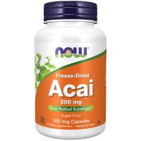 NOW Supplements, Acai 500 mg, Freeze-Dried Super F