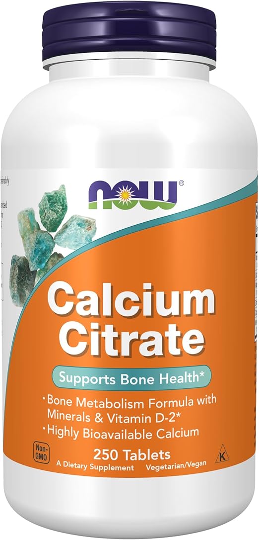 NOW Supplements, Calcium Citrate with Vitamin D, M