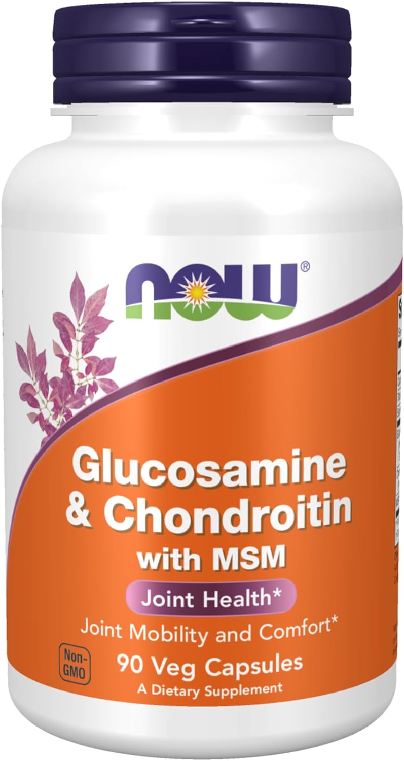 NOW Supplements, Glucosamine & Chondroitin wit