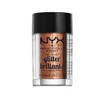 NYX PROFESSIONAL MAKEUP Metallic Glitter, 0.08 Oz (2.5 g) - Copper