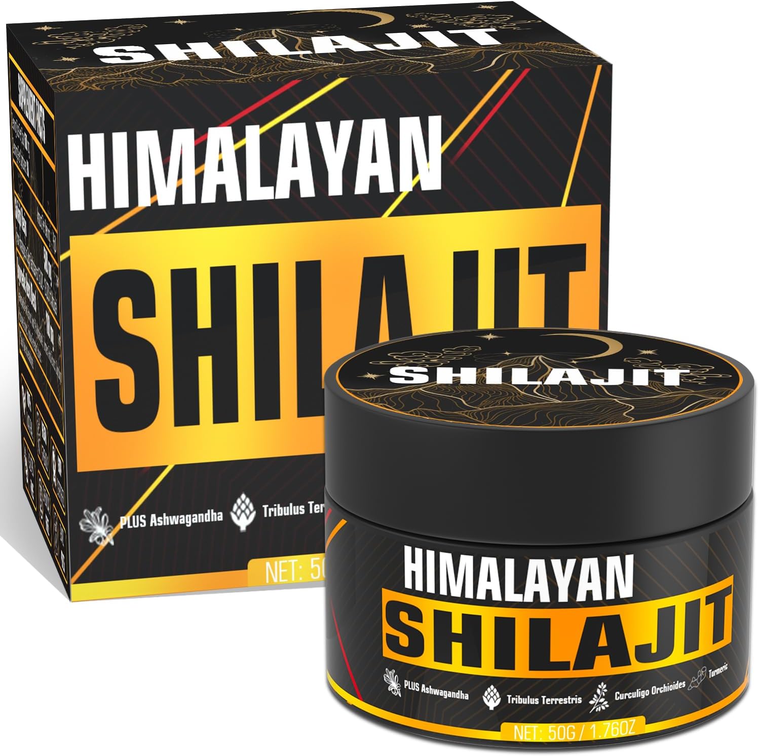 Pure Himalayan Shilajit Resin Organic - 600mg Rich