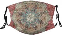 Paisley Vintage Design Balaclavas Face Mask with 2pcs for Adults - Vintage Persian Print