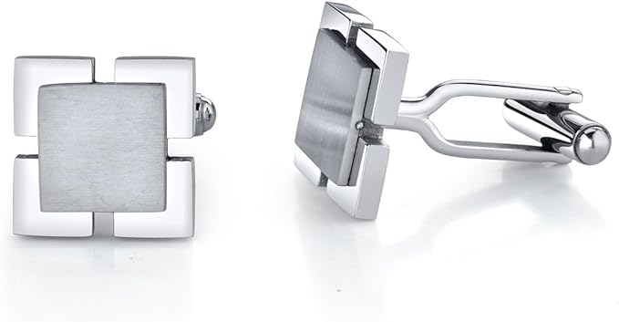 Ultimate Personality: Stainless Steel Dual-Tone Sq