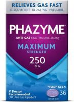 Phazyme Maximum Strength for Rapid Gas Relief, 36 