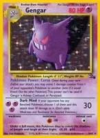 Pokemon - Gengar (5) - Fossil - Holo
