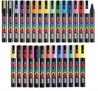 Posca Full Set of 29 Acrylic Paint Pens with Rever