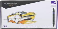 Prismacolor Premier Double-Ended Art Markers, Fine and Chisel Tip, 72-Count