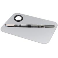 Pro Stainless Steel Professional Cosmetic Makeup Palette Spatula Tool for Nail Art Eye Shadow Eyelas