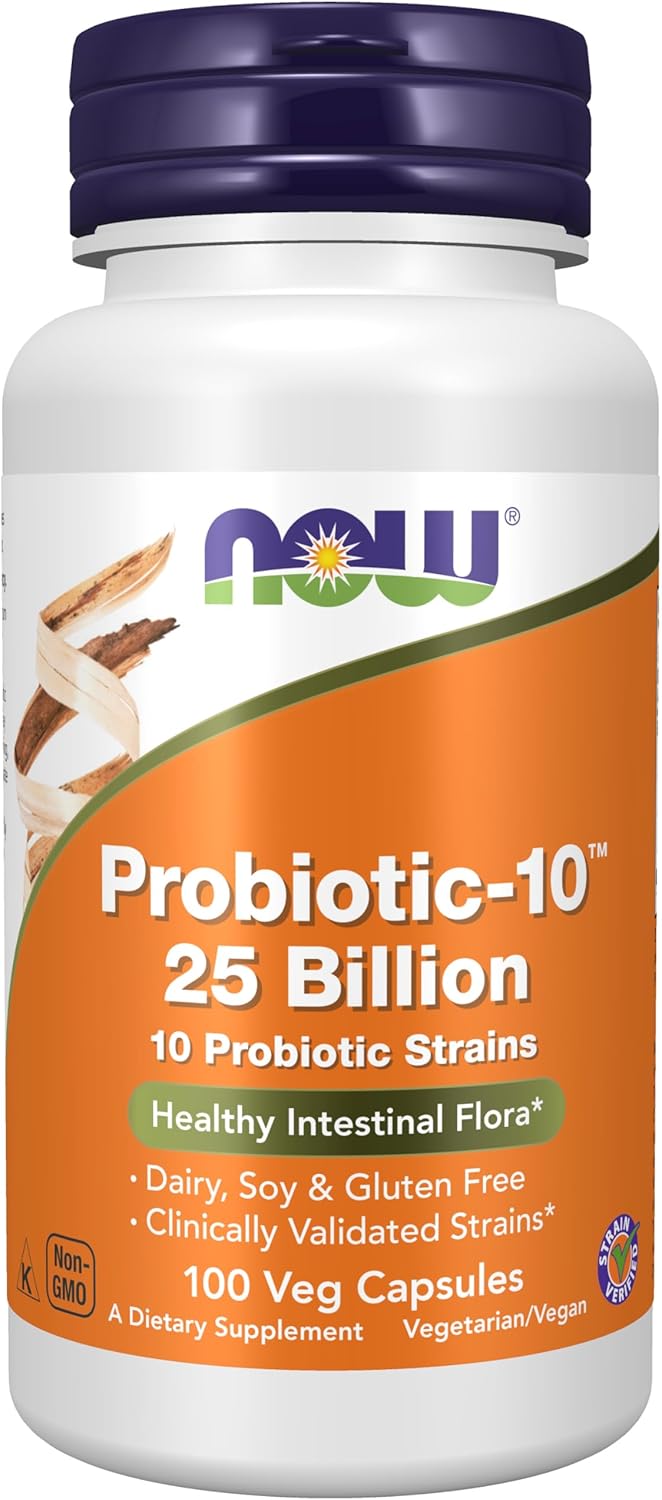 NOW Foods Probiotic-10™ 25 Billion CFU, 10 Strai