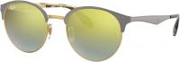 Ray-Ban RB3545 Metal Round Sunglasses - Gold/Matte