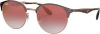 Ray-Ban RB3545 Metal Round Sunglasses - Havana on 