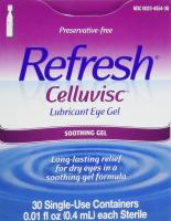 Refresh Celluvisc Lubricant Eye Gel Single-use Con