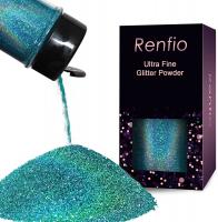 Renfio Holographic Ultra Fine Glitter Powder Epoxy Chips Flakes for Tumblers Slime 1.75 Oz (50g) - L