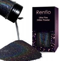Renfio Holographic Ultra Fine Glitter Powder Epoxy Chips Flakes for Tumblers Slime 1.75 Oz (50g) - L