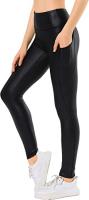 Retro Gong Faux Leather Leggings with Pockets for &hellip;