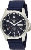 Seiko 5 Sport Automatic Navy Blue Canvas Mens Watc