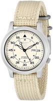 Seiko Men s SNK803 Seiko 5 Automatic Watch with Beige Canvas Strap