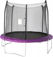 Skywalker Trampolines Patented Design Round and Enclosure, Purple, 10Ft