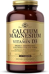 Solgar Calcium Magnesium with Vitamin D3 Tablets, 300 Count
