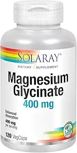 Solaray Magnesium Glycinate 400 mg Healthy Relaxat