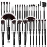SOLVE Professional Makeup Brushes Set, Wooden Hand