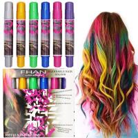 SOOKOO 6 Color Hair Chalk Set, Temporary Hair Color Works on All Hair Colors - 6 Count