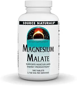 Source Naturals Magnesium Malate 1250mg, Supports 