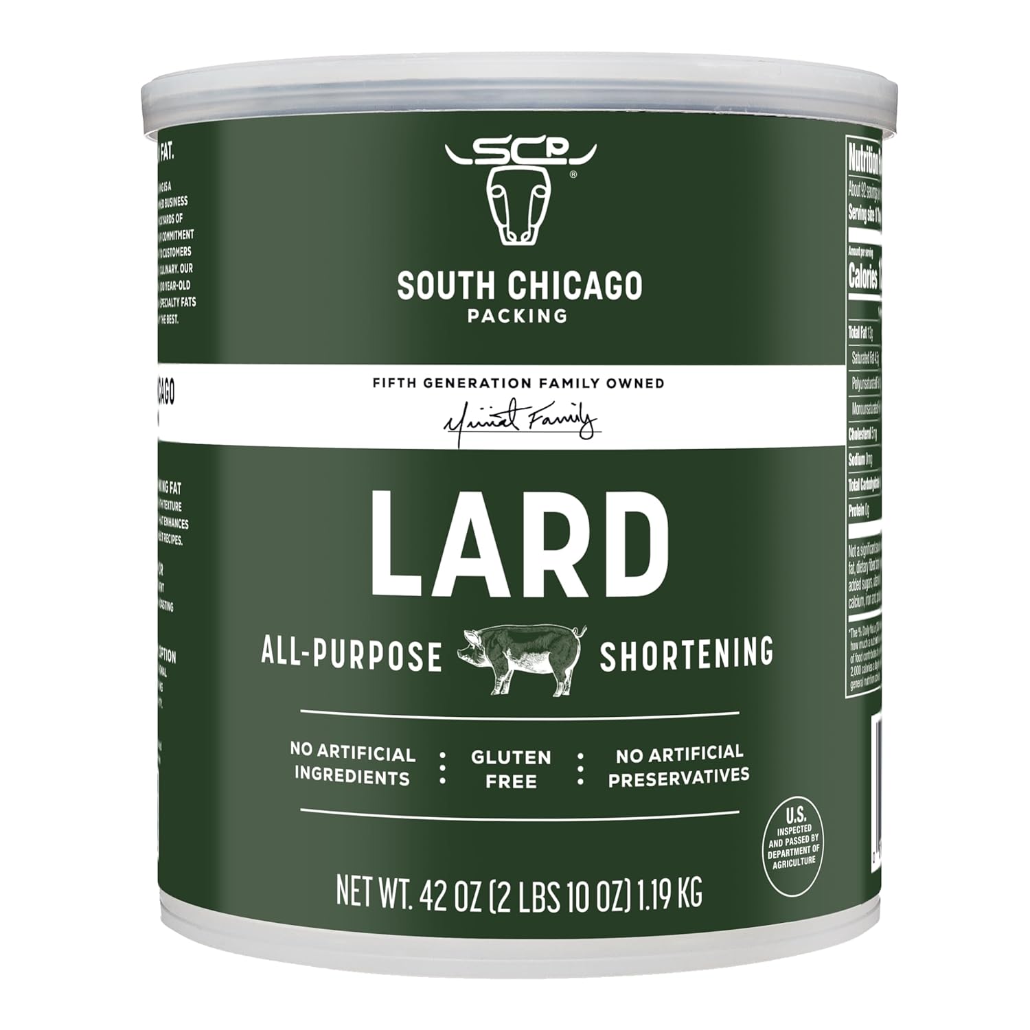 South Chicago Packing Traditional LARD Shortening,