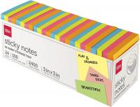 Sticky Notes, With Storage Tray, 3" x 3"