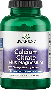 Calcium Citrate Plus Magnesium 150 Caps by Swanson&hellip;