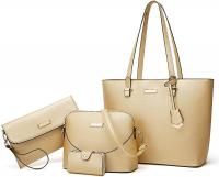 TcIFE Purses and Handbags for Womens Satchel Shoulder Tote Bags Wallets - Gold