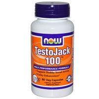 Now Foods, TestoJack 100, 60 Veg Caps - 2PC