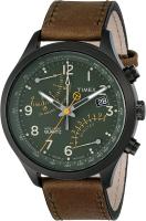 Timex Men's T2P381 Stainless Steel Watch with Oliv