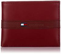 Tommy Hilfiger Men's Leather Wallet - Thin Sleek Casual Bifold With 6 Credit Card Pockets And Remova