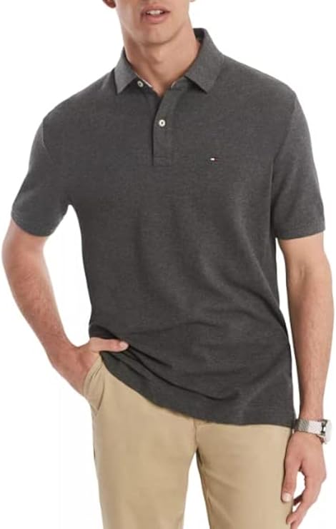 Tommy Hilfiger Men's Cotton Pique Polo Shirt – C&hellip;