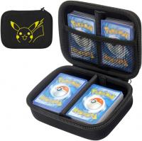 TPCY Cards Carrying Case Compatible with PM TCG Cards with Hand Strap, Card Holder Fits up to 400 Ca
