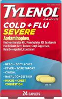 Combat the Cold & Flu: Tylenol Severe Caplets 