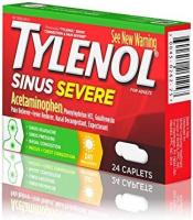 Tylenol Sinus Congestion & Pain Caplets Daytime 24 Caplets, Pack Of 3 - 72 Caplets