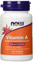 NOW Supplements Vitamin A Softgels: A Fish Liver O