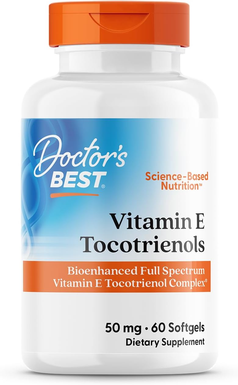 Doctor's Best Vitamin E Tocotrienols with TocoGaia