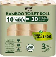 WBM Care Bamboo Paper Towels for Sensitive Skin 3-
