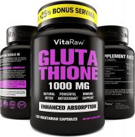 WINNER ORGANIC 1000mg Glutathione for Immune Support with Enhanced Absorption, Glowing Skin - 120 Vc