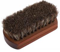 Wood Horsehair Shoe Brush Soft Professional Horse Hair Bristles Shoes Polishing Cleaning Brush