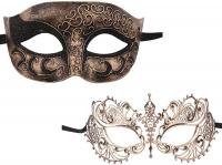 Xvevina One Pair Venetian Mask Masquerade Mask for