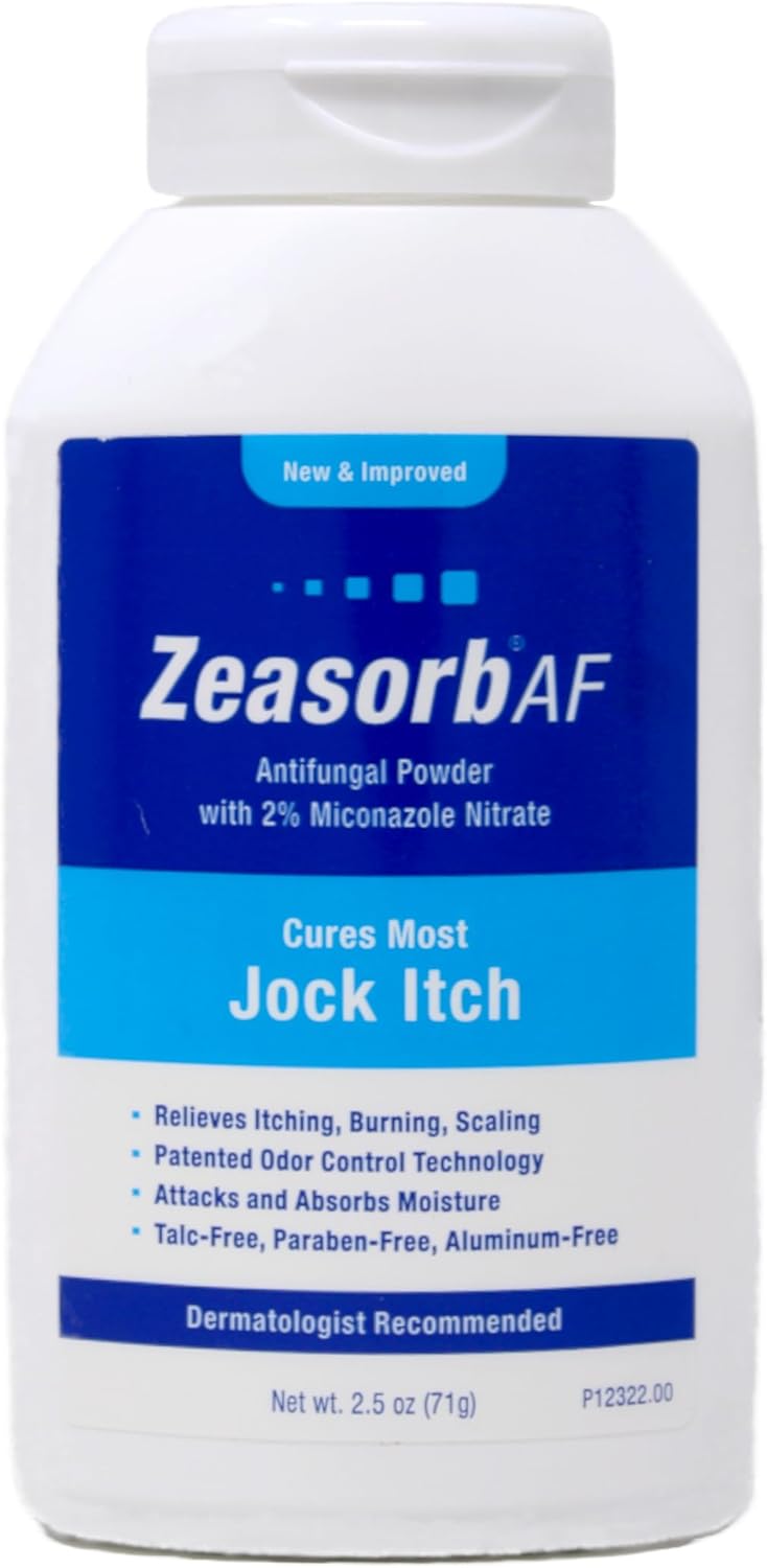 Zeasorb Antifungal Powder - Jock Itch Relief & Moisture Control for Pakistan,  (Pack of 2) - 2.5