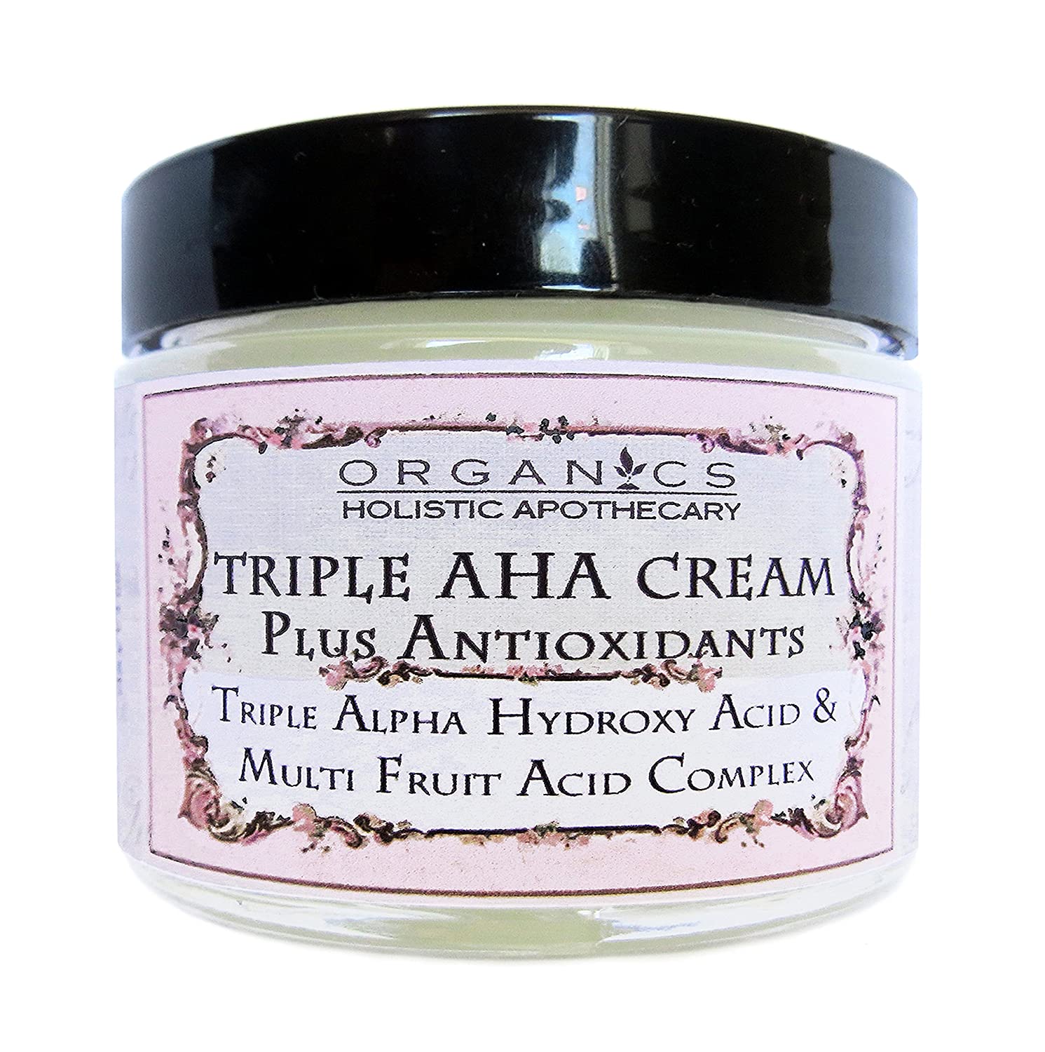 Triple AHA + & Multi Fruit Acids Complex Face Cream for Skin Clarity, Texture, and Tone - 2.5 Oz (70ml)