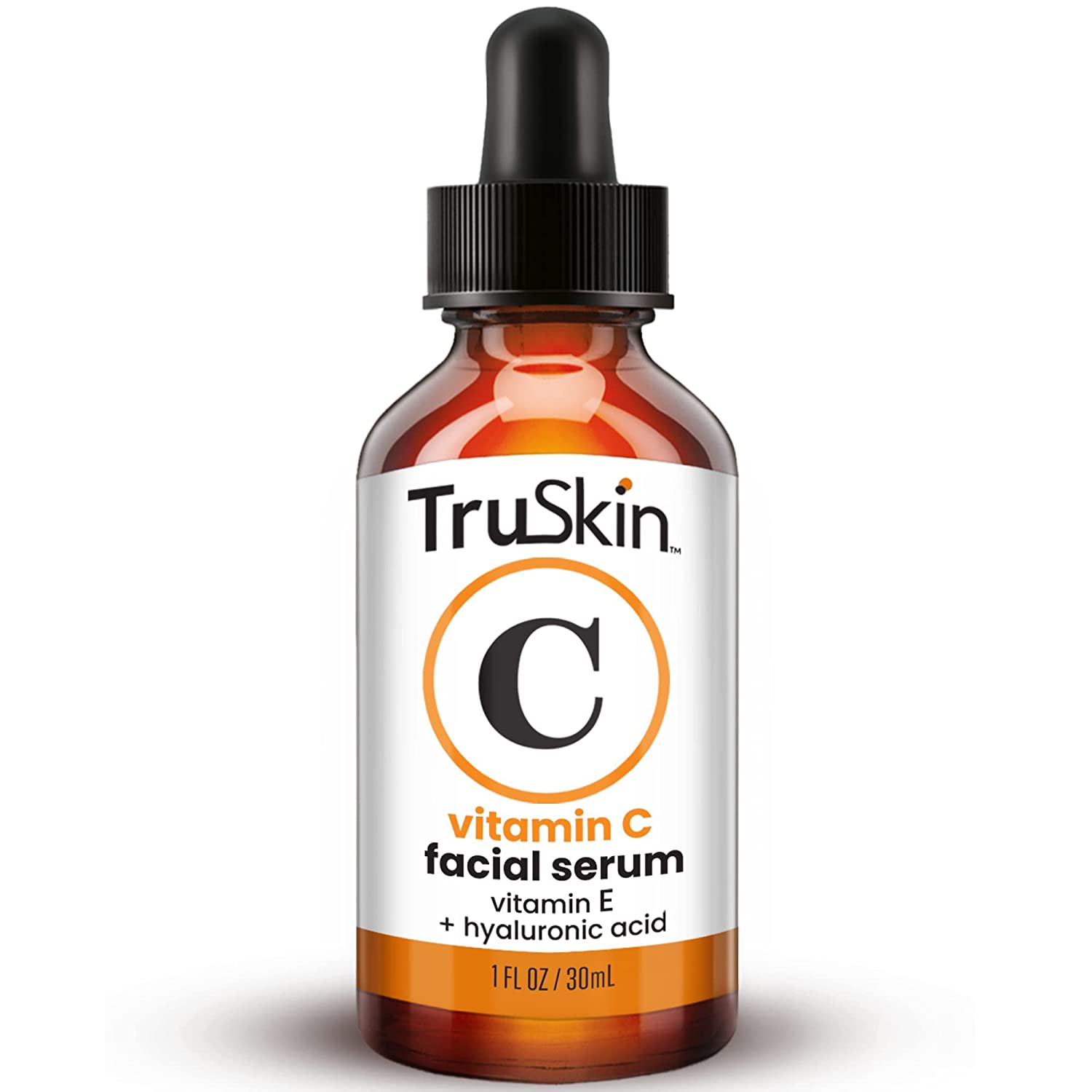 TruSkin Vitamin C Serum for Face, Anti Aging, Hydrating & Brightening Serum with Hyaluronic Acid for Dark Spots, Fine Lines and Wrinkles-1 fl oz (30 ml)